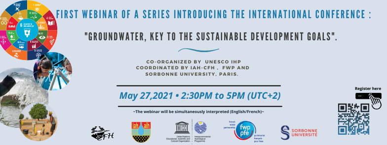 27 mai 2021 : WEBINAIRE DE PREPARATION A LA CONFÉRENCE INTERNATIONALE EAUX SOUTERRAINES ET ODD 2022